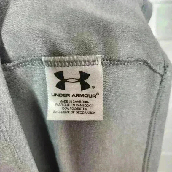 Under armour women's grey racerback tank size medium - Picture 5 of 6